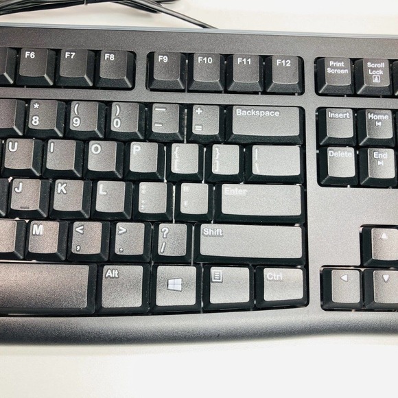 Logitech K120 Wired Keyboard: Comfortable, Quiet, Durable, Efficient Work/Gaming - Picture 5 of 10